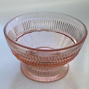 Vintage Anchor Hocking Coronation Pink Depression Glass Sherbert or Dessert Bowl